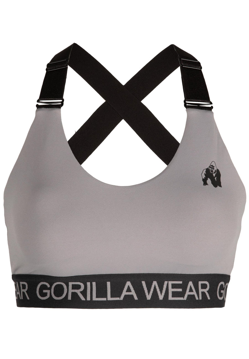 Load image into Gallery viewer, Colby Sports Bra - Gray
