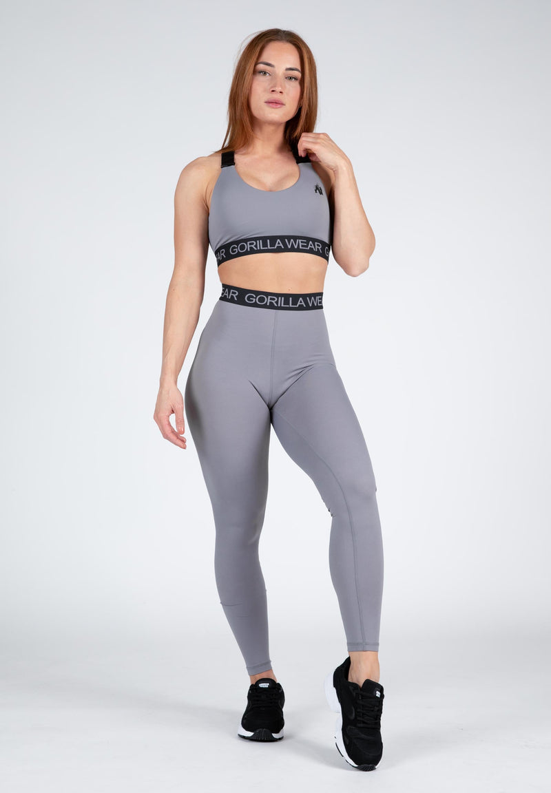 Load image into Gallery viewer, Colby Sports Bra - Gray
