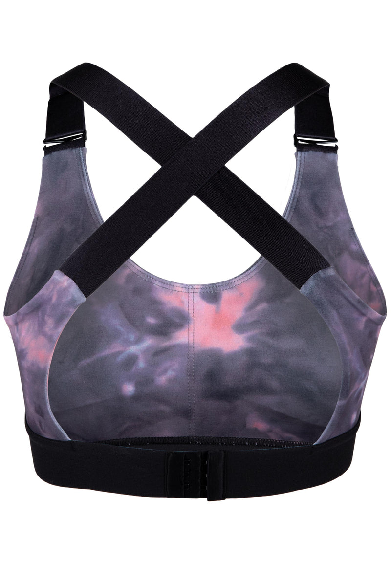Load image into Gallery viewer, Colby Sports Bra - Gray/Pink
