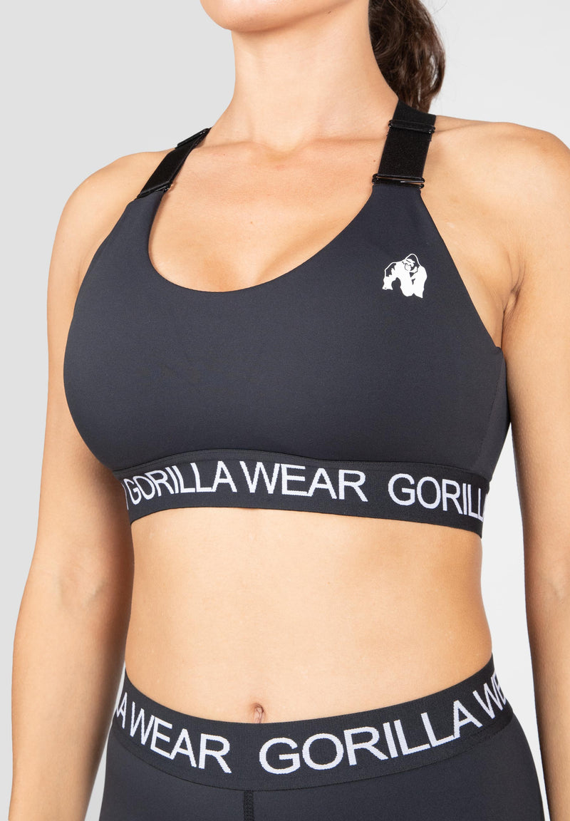 Load image into Gallery viewer, Colby Sports Bra - Black

