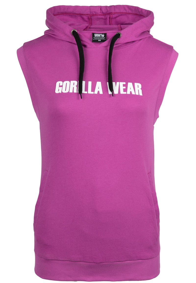 Load image into Gallery viewer, Virginia Sleeveless Hoodie - Pink
