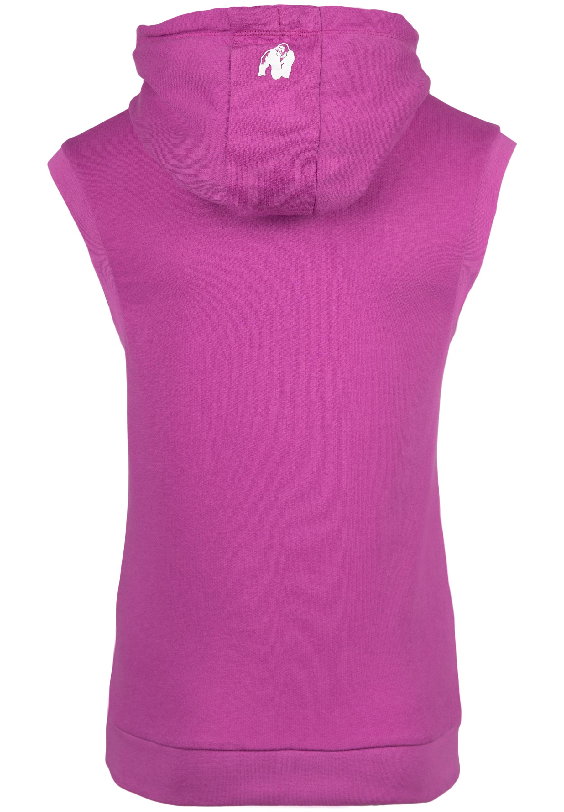 Sleeveless Hoodie for Women - Pink | Gorilla Wear – Living.Fit