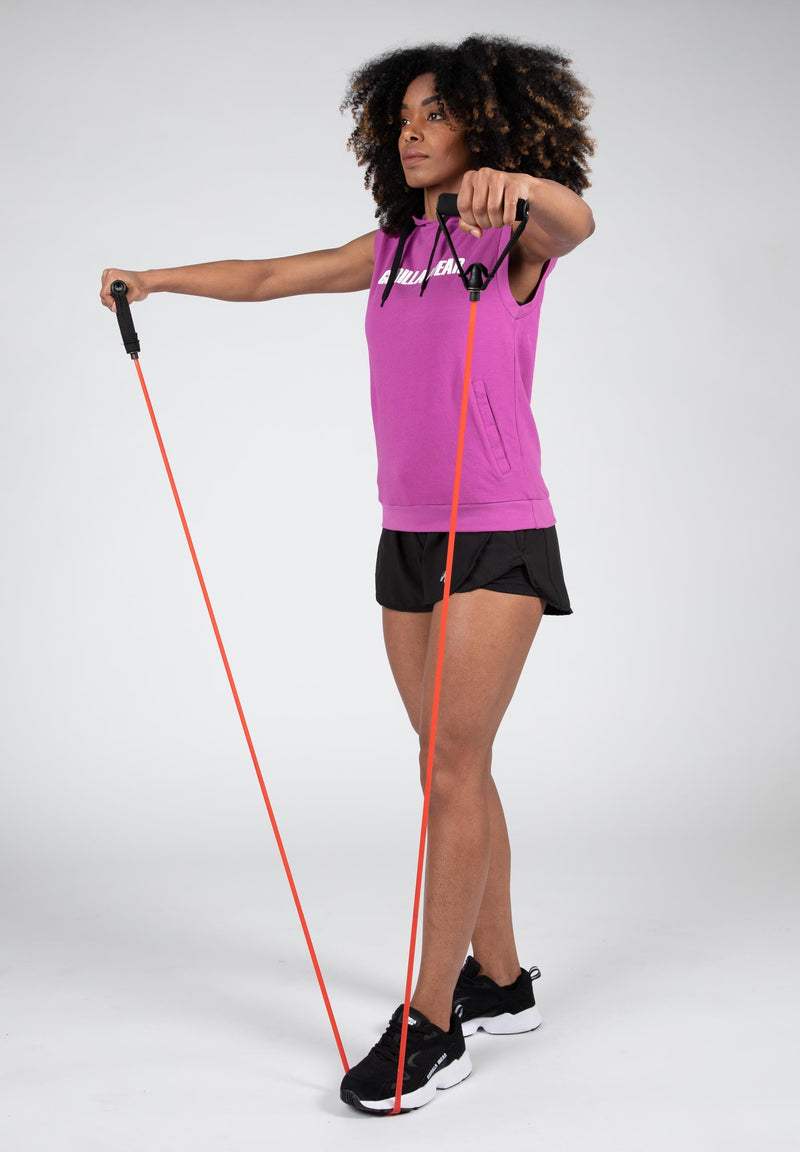 Load image into Gallery viewer, Virginia Sleeveless Hoodie - Pink
