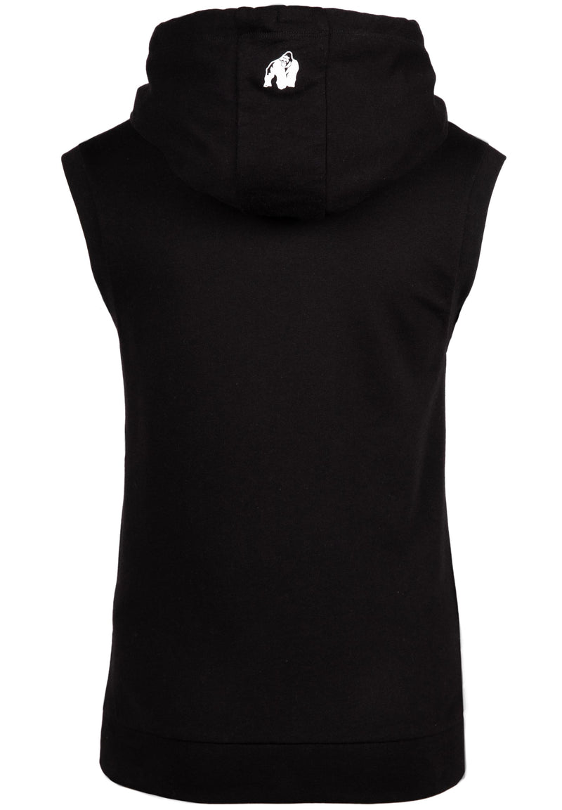 Load image into Gallery viewer, Virginia Sleeveless Hoodie - Black

