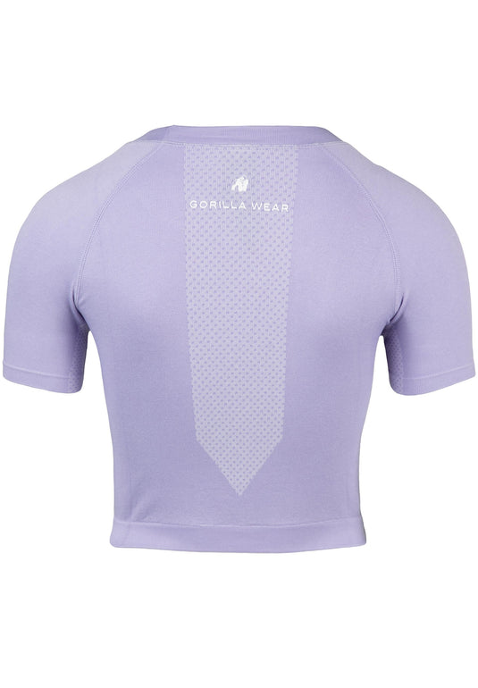 Selah Seamless Crop Top - Lilac