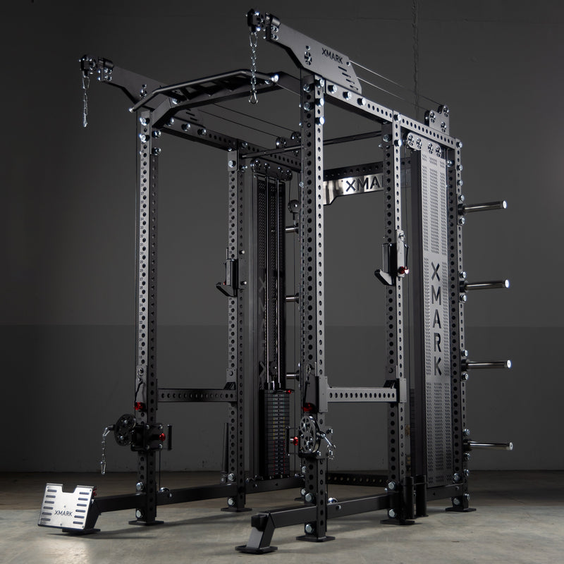 Load image into Gallery viewer, XMARK - Commercial Power Rack Cable Machine, 440 lbs Total Stack Weight
