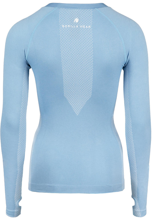 Selah Seamless Long Sleeve - Light Blue
