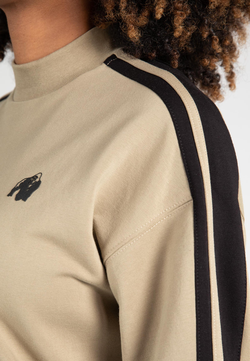 Load image into Gallery viewer, Isabella Sweatshirt Dress - Beige
