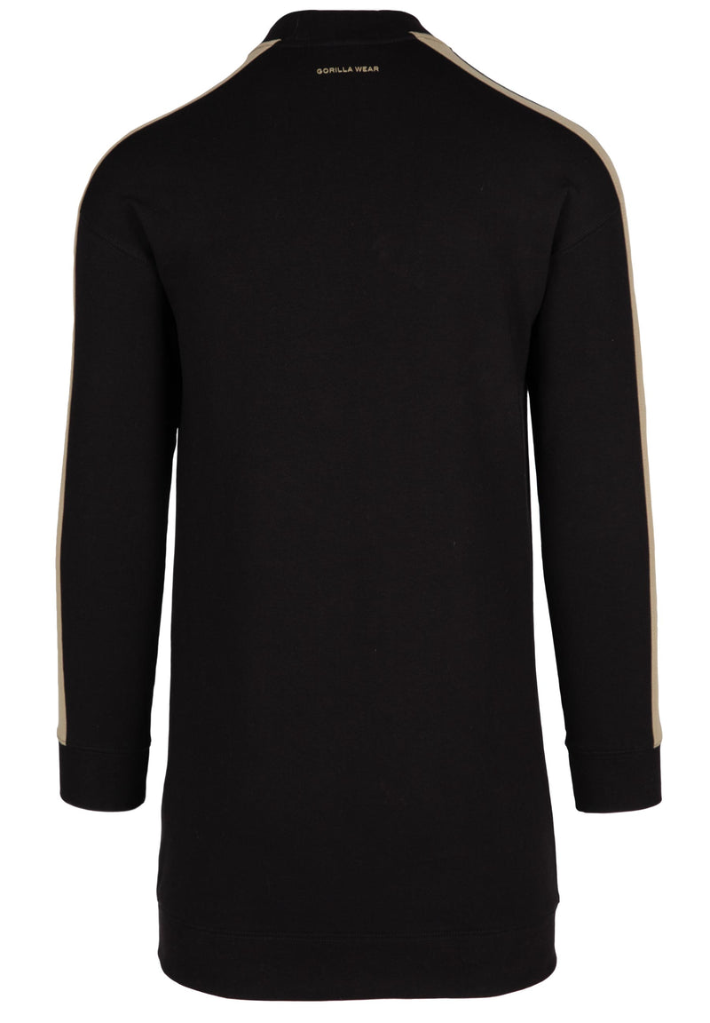 Load image into Gallery viewer, Isabella Sweatshirt Dress - Black
