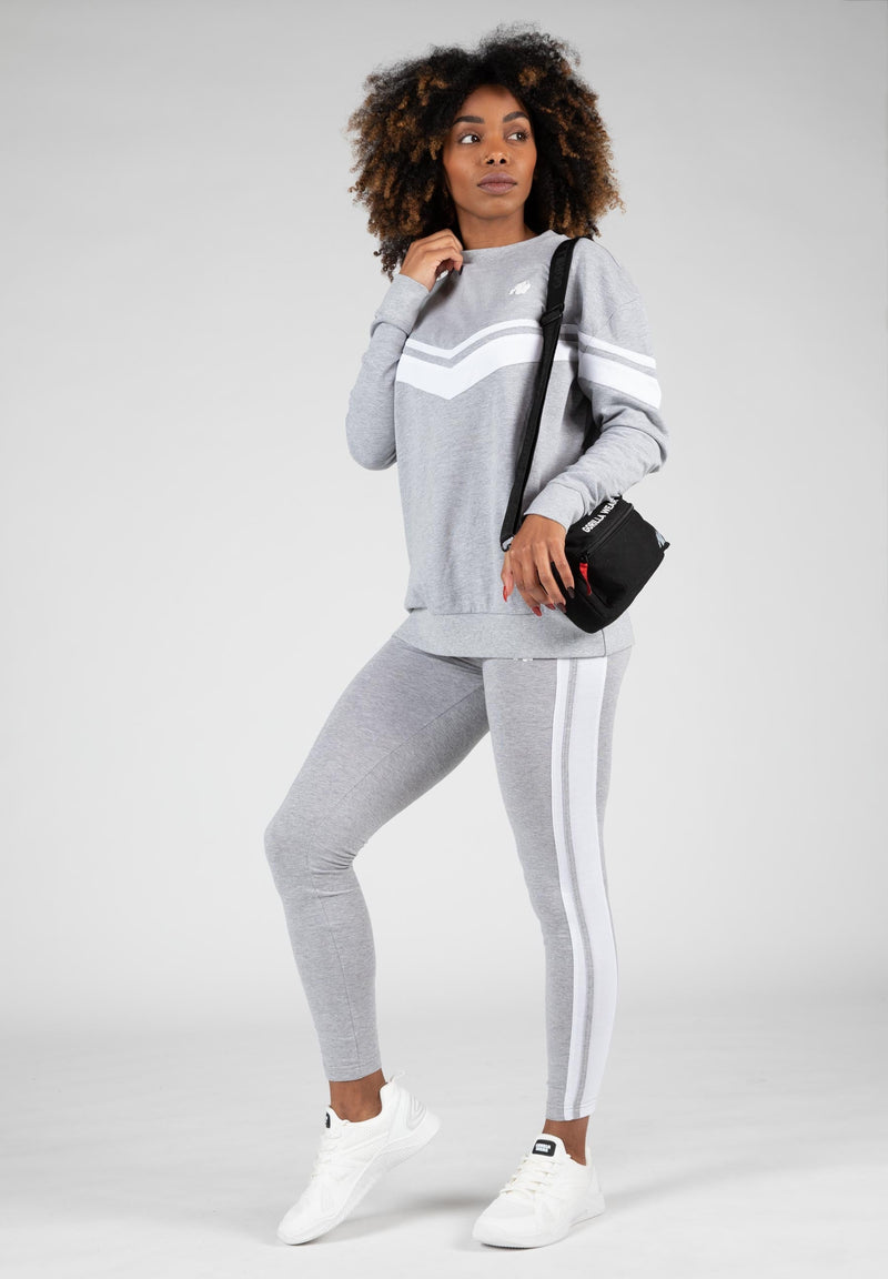 Load image into Gallery viewer, Hailey Oversized Sweatshirt - Gray Melange
