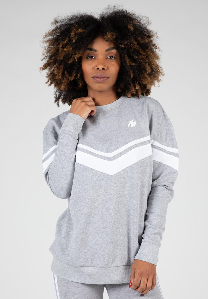 Load image into Gallery viewer, Hailey Oversized Sweatshirt - Gray Melange
