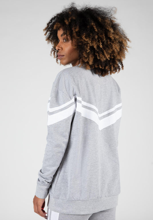 Hailey Oversized Sweatshirt - Gray Melange