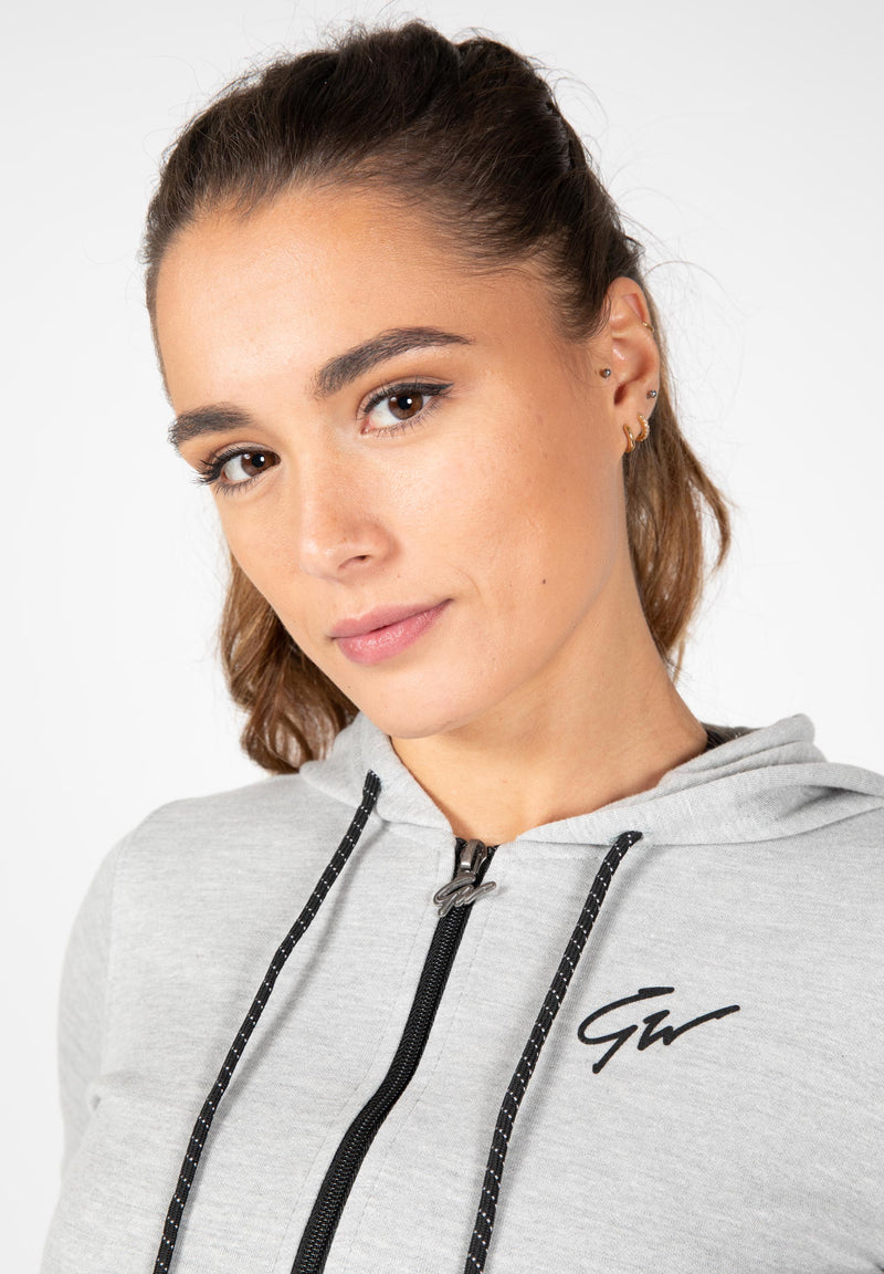 Load image into Gallery viewer, Pixley Zipped Hoodie - Gray
