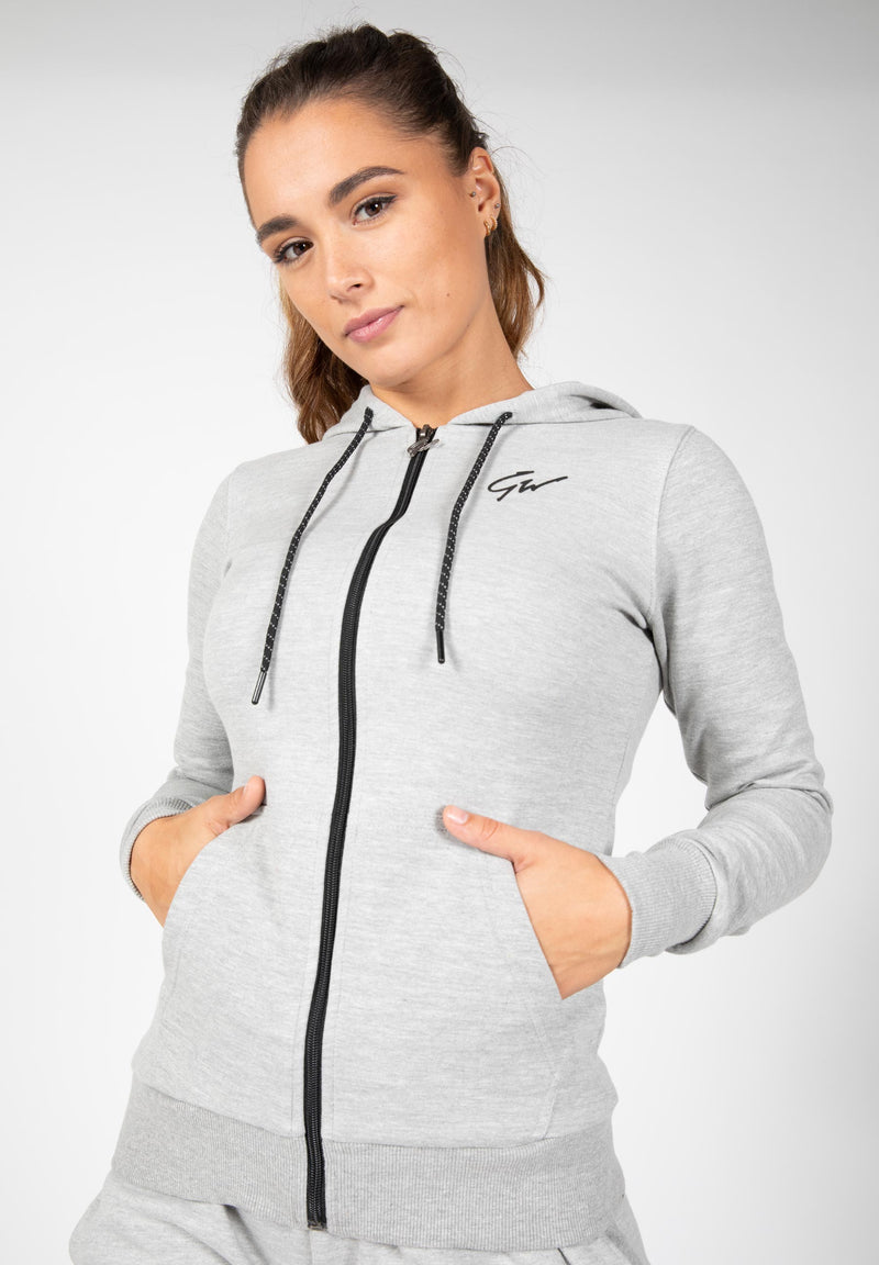 Load image into Gallery viewer, Pixley Zipped Hoodie - Gray
