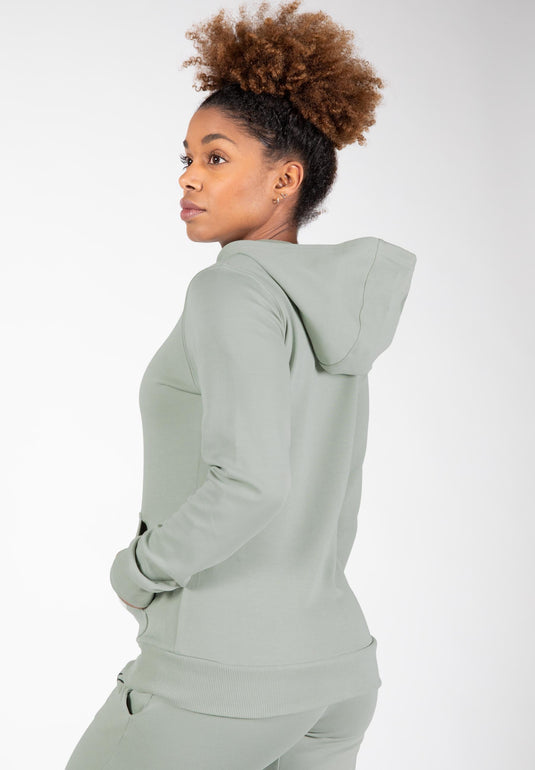 Pixley Zipped Hoodie - Light Green