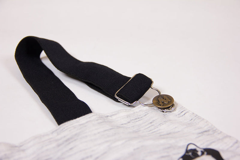 Load image into Gallery viewer, Gorilla Wear - Dolores Dungarees - Gray/Black
