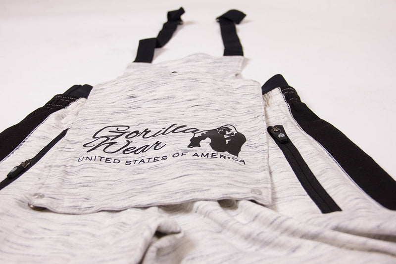 Load image into Gallery viewer, Gorilla Wear - Dolores Dungarees - Gray/Black
