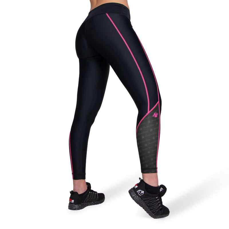 Load image into Gallery viewer, Carlin Compression Tight - Black/Pink

