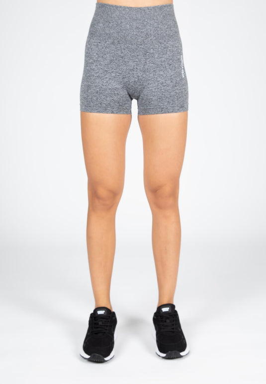 Quincy Seamless Shorts - Gray Melange