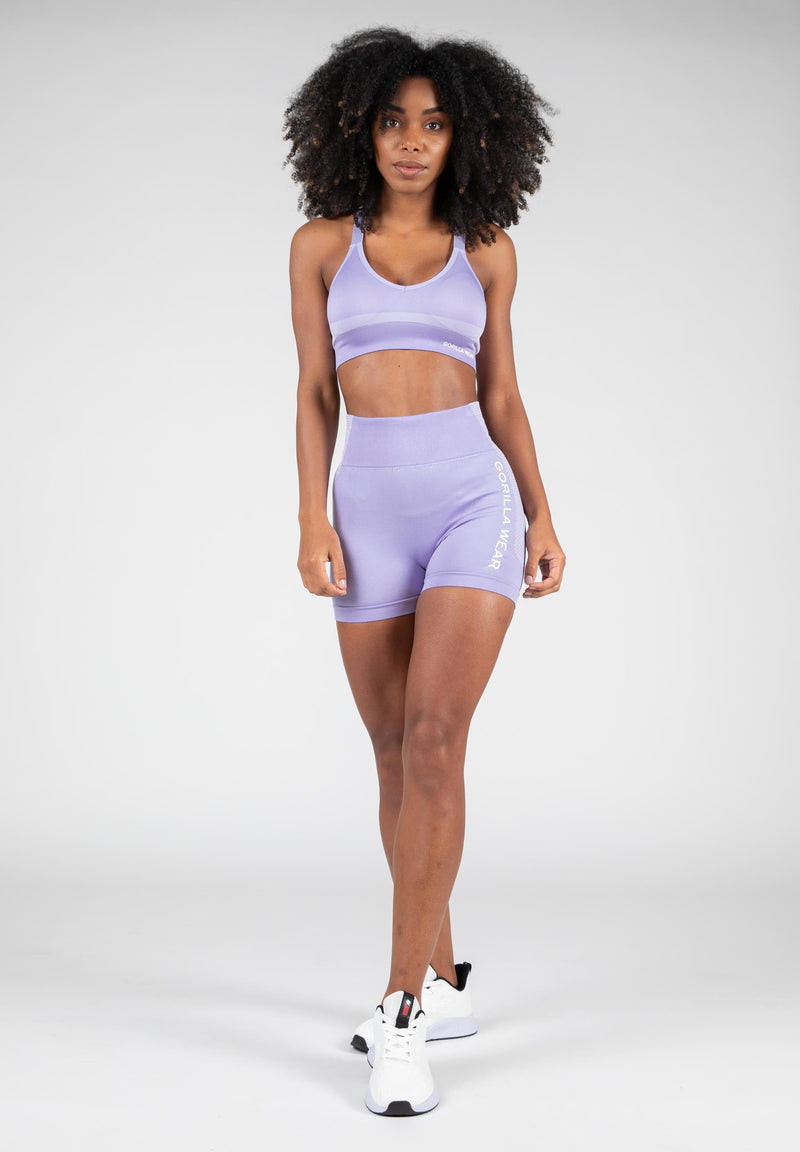 Load image into Gallery viewer, Gorilla Wear - Selah Seamless Shorts - Lilac
