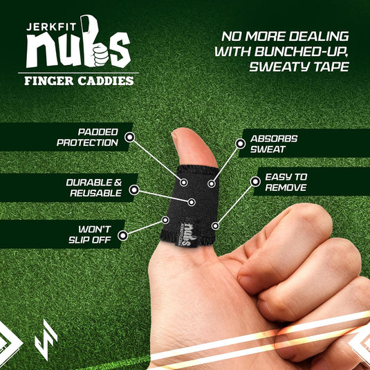 JerkFit - Nubs Finger Caddies, Thumb and Finger Sleeves for Golf