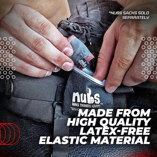 JerkFit - Nubs (Pair) Thumb and Finger Sleeves for the Hook Grip