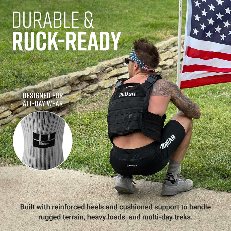 Load image into Gallery viewer, MudGear - Ruck Sock (Gray/Black)
