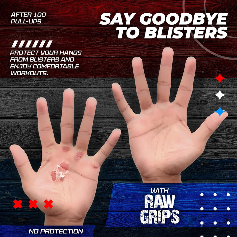 Load image into Gallery viewer, JerkFit - Raw Grips 3.0, Premium Leather Crossfit Gymnastic Grips - Hand Grips
