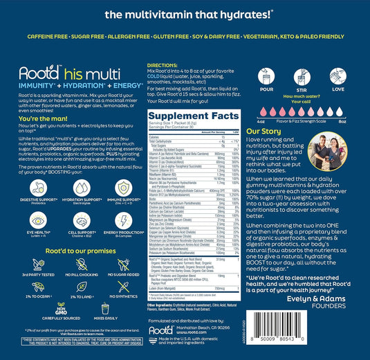 Root'd - Advanced Daily Nutrition for Him - Vitamins & Supplements