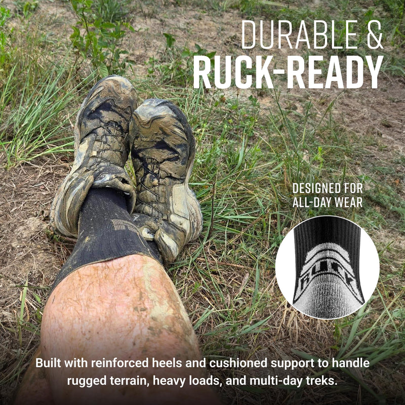 Load image into Gallery viewer, MudGear - Ruck Sock (Black/Gray)
