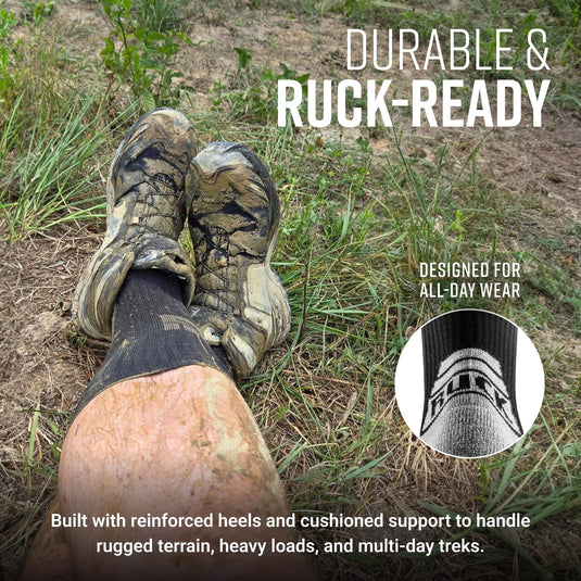 MudGear - Ruck Sock (Black/Gray)