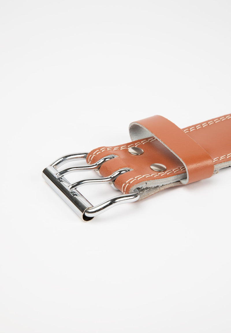 Load image into Gallery viewer, GW 6- Inch Padded Leather Lifting Belt - Brown
