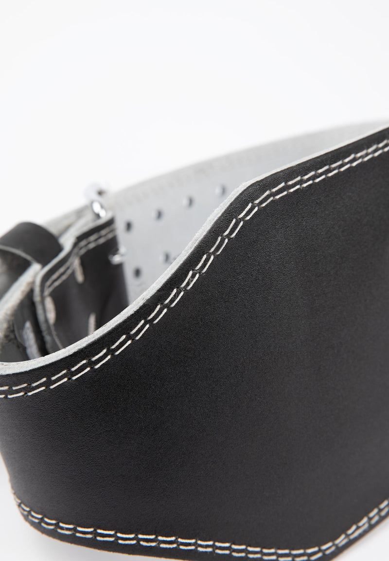 Load image into Gallery viewer, GW 6- Inch Padded Leather Lifting Belt - Black/Black
