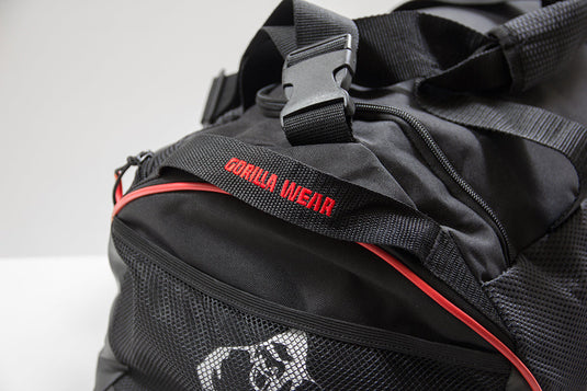 Jerome Gym Bag -  Black/Red