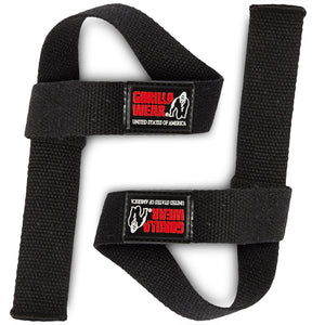Gorilla Wear - Non-Padded Lifting Straps - Black