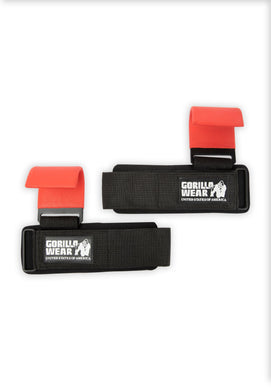 Gorilla Wear - weight lifting hooks - black/red