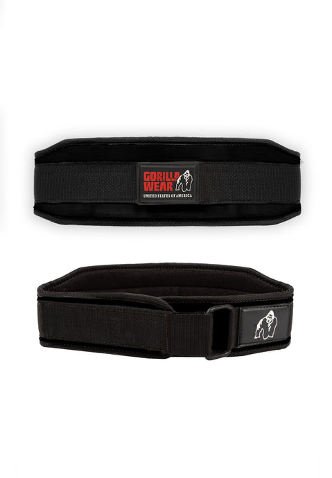 Gorilla Wear 4-inch Women Lifting Belt - Black