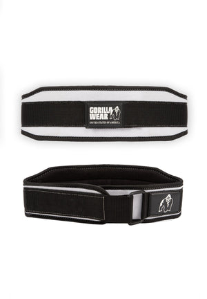 Gorilla Wear - 4-inch women lifting belt - black/white