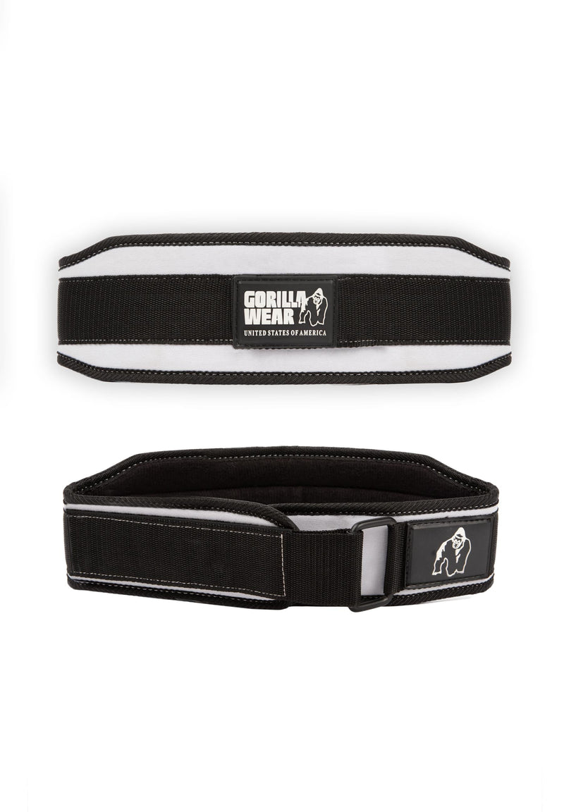 Load image into Gallery viewer, Gorilla Wear 4-inch Women Lifting Belt - Black/White
