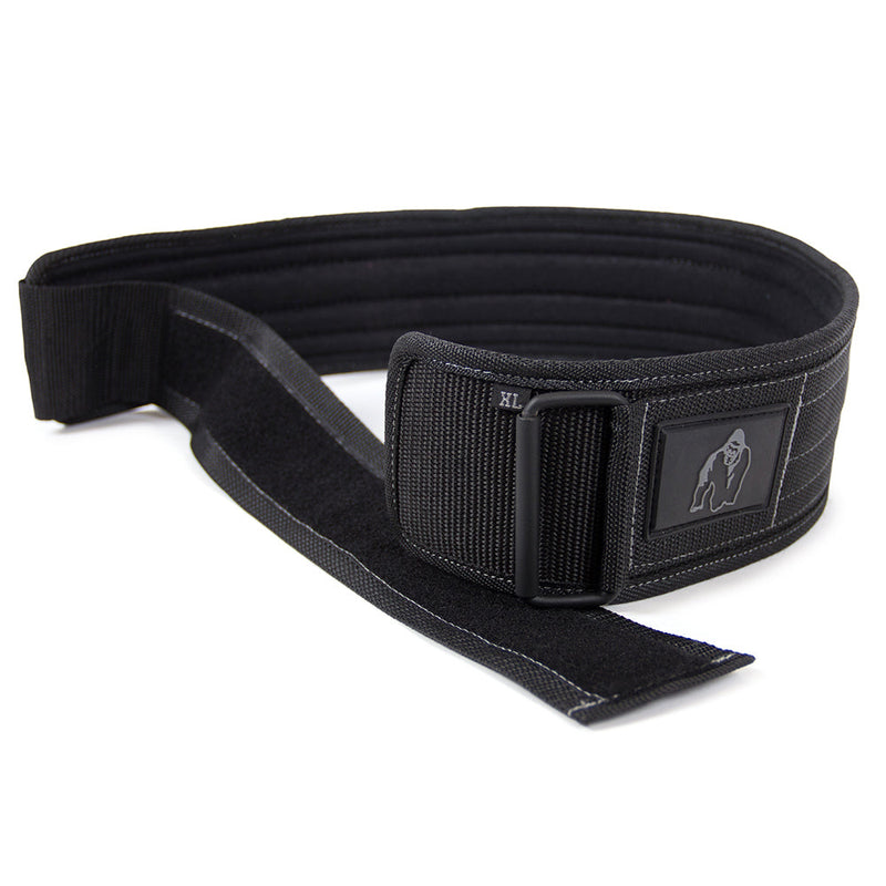 Load image into Gallery viewer, Gorilla Wear 4 Inch Nylon Lifting Belt - Black/Gray
