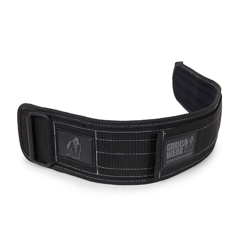 Load image into Gallery viewer, Gorilla Wear 4 Inch Nylon Lifting Belt - Black/Gray

