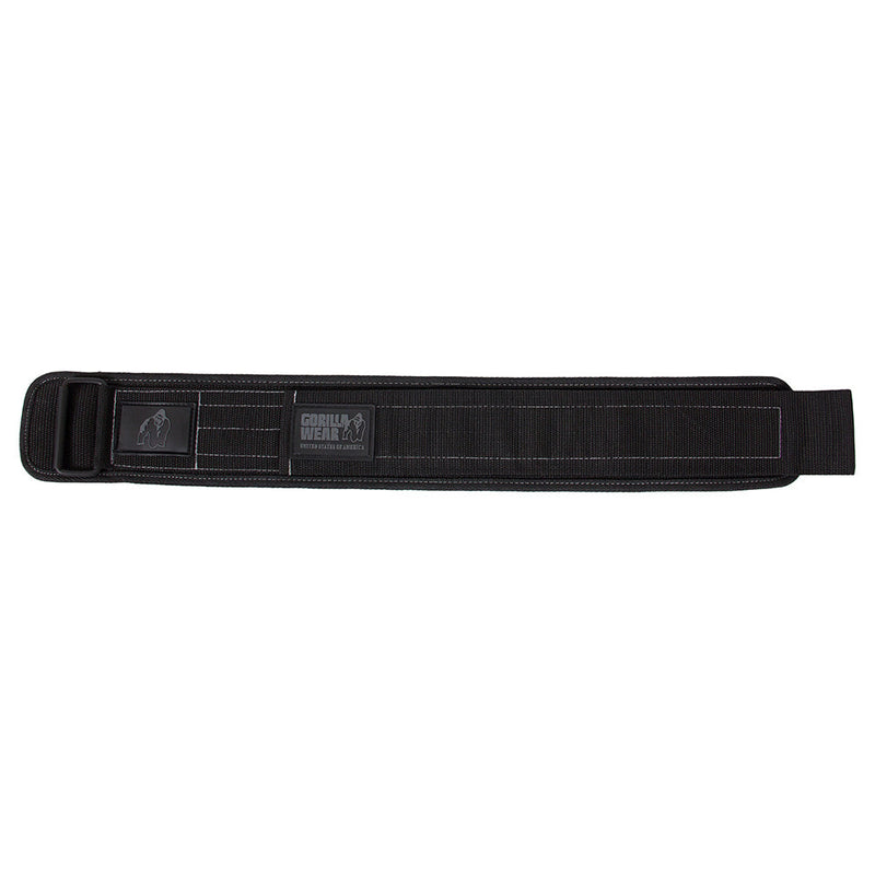 Load image into Gallery viewer, Gorilla Wear 4 Inch Nylon Lifting Belt - Black/Gray
