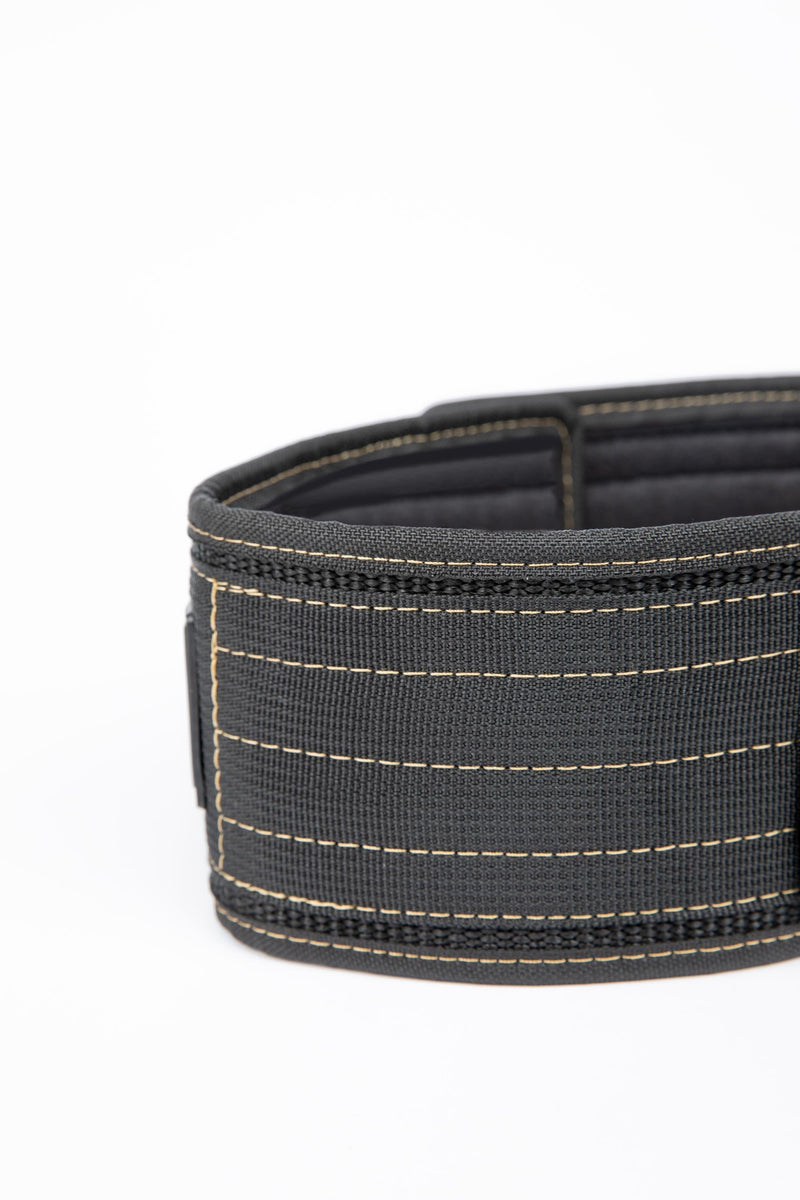 Load image into Gallery viewer, Gorilla Wear 4 Inch Nylon Lifting Belt - Black/Gold
