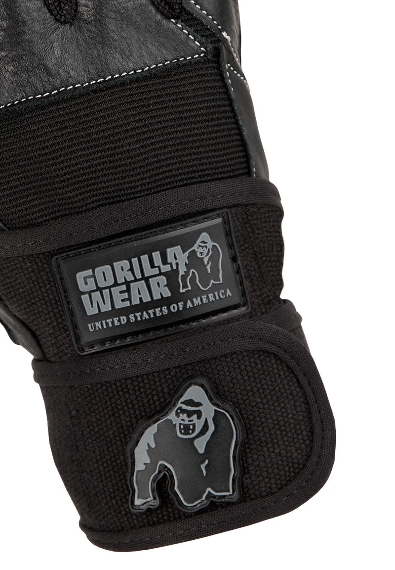Load image into Gallery viewer, Dallas Wrist Wrap Gloves - Black
