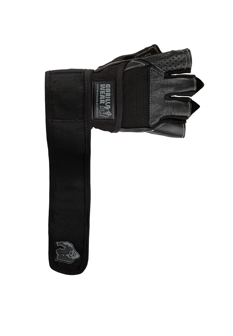 Load image into Gallery viewer, Dallas Wrist Wrap Gloves - Black
