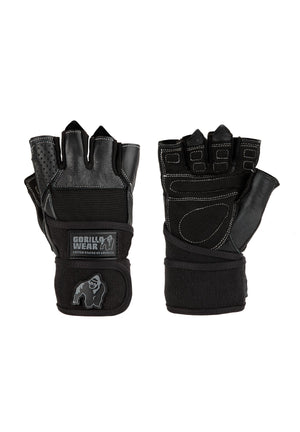 Gorilla Wear - Dallas Wrist Wrap Gloves - Black