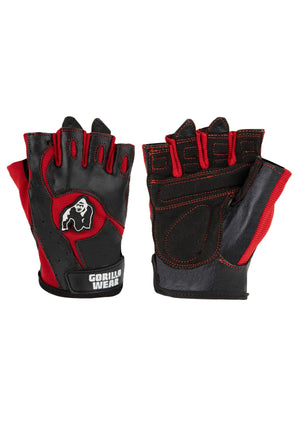 Gorilla Wear - Mitchell Training Gloves - Black/Red
