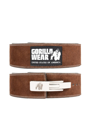 Gorilla Wear - Gw 4-inch Leather Lever Belt - Brown