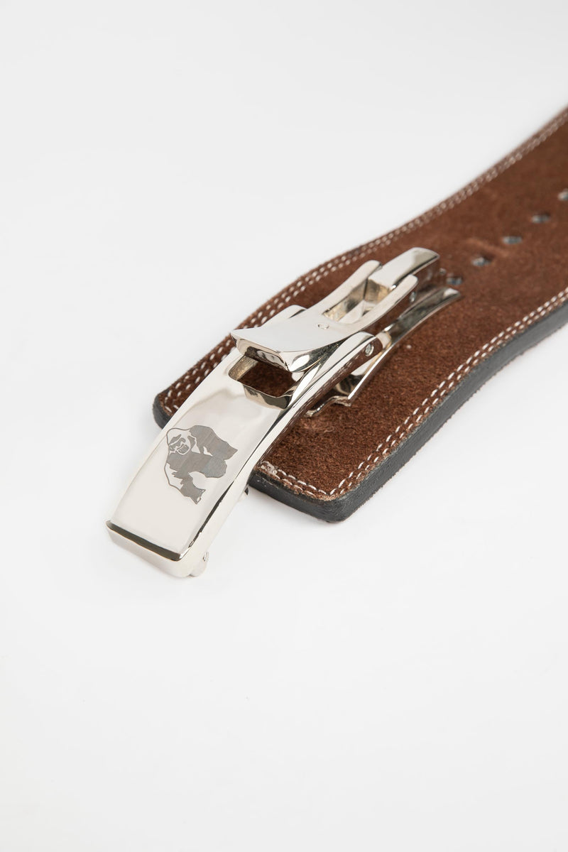 Load image into Gallery viewer, GW 4-inch Leather Lever Belt - Brown
