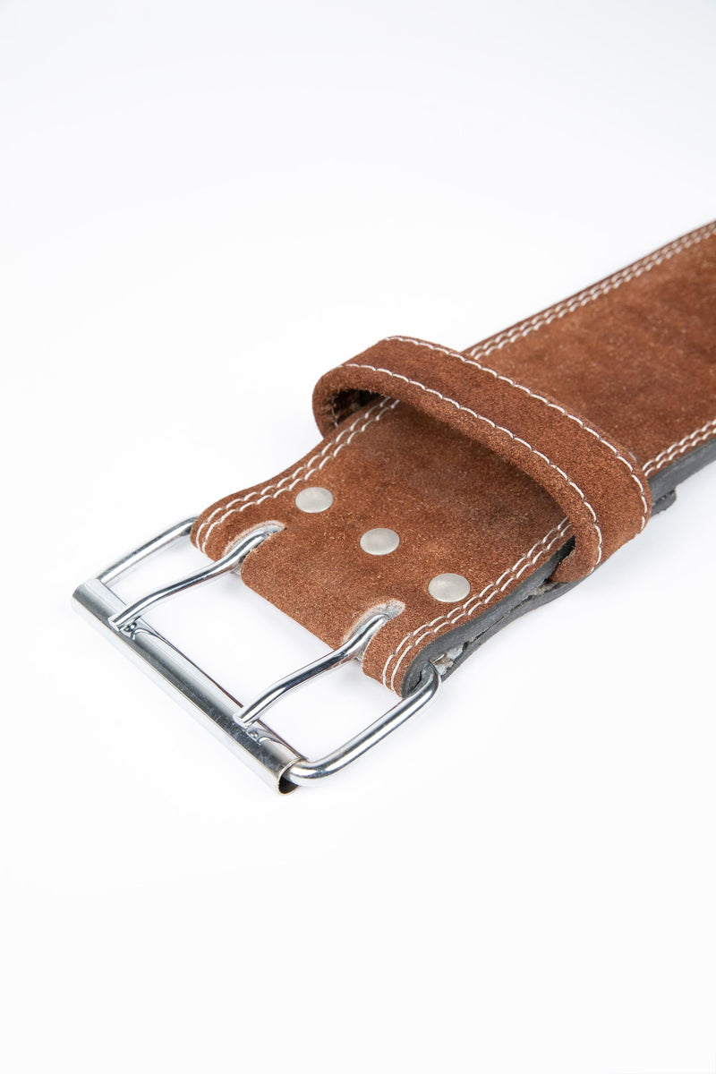 Load image into Gallery viewer, GW 4-inch Leather Lifting Belt - Brown
